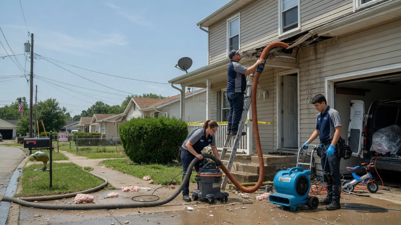 Water Damage Restoration in Sciota, IL near me